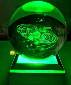Alternative view of Sferă de cristal 3D - Sistem solar
