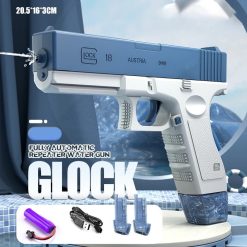 Pistol cu ​​apă Glock 18. Albastru