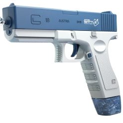 Pistol cu apă Glock 18. Albastru - imagine 3