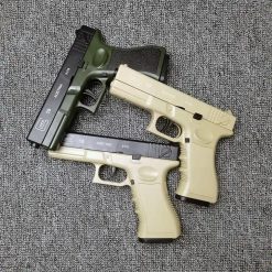 Pistol de Jucărie Glock 18 cu Gloanțe Soft - imagine 8