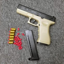 Pistol de Jucărie Glock 18 cu Gloanțe Soft - imagine 9