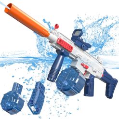 Pistol electric cu apa SCAR automat cu incarcator tambur