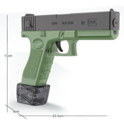 Pistol Electric cu Apă Glock 18 Verde - imagine 7