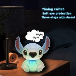 Alternative view of Lampă de Noapte pentru Copii Stitch din Silicon, USB