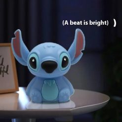 Lampă de Noapte pentru Copii Stitch din Silicon, USB - imagine 5