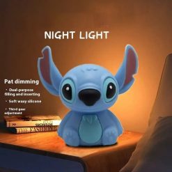 Lampă de Noapte pentru Copii Stitch din Silicon, USB - imagine 6