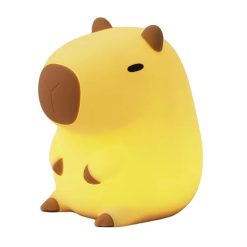 Lampa de noapte pentru copii capybara din silicon moale cu incarcare USB