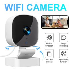 Mini camera wifi K7 FullHD cu audio bidirectional si senzor de miscare