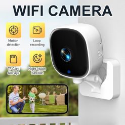 Alternative view of Mini Camera WiFi K7 FullHD 1080p cu Audio Bidirecțional și Vedere Nocturnă