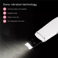 Alternative view of Spatulă cu Ultrasunete C7 – Curățare Facială și Terapie cu Ioni