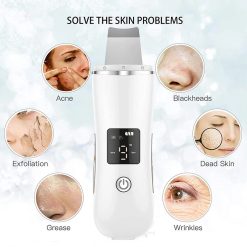 Spatulă cu Ultrasunete C7 – Curățare Facială și Terapie cu Ioni - imagine 5