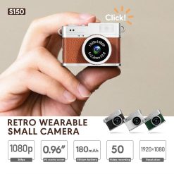 Mini Aparat Foto Digital Retro S150 1080p Full HD cu Card 32GB Inclus - imagine 6