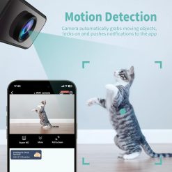 Mini Cameră de Supraveghere WiFi 1080p FullHD cu Unghi 180° și Baterie 900mAh - imagine 5