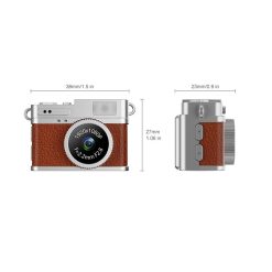 Mini Aparat Foto Digital Retro S150 1080p Full HD cu Card 32GB Inclus - imagine 14