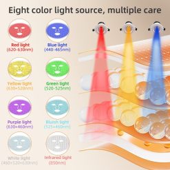 Alternative view of Masca LED Fototerapie din Silicon cu Lumina NIR 850nm – 240 LED-uri