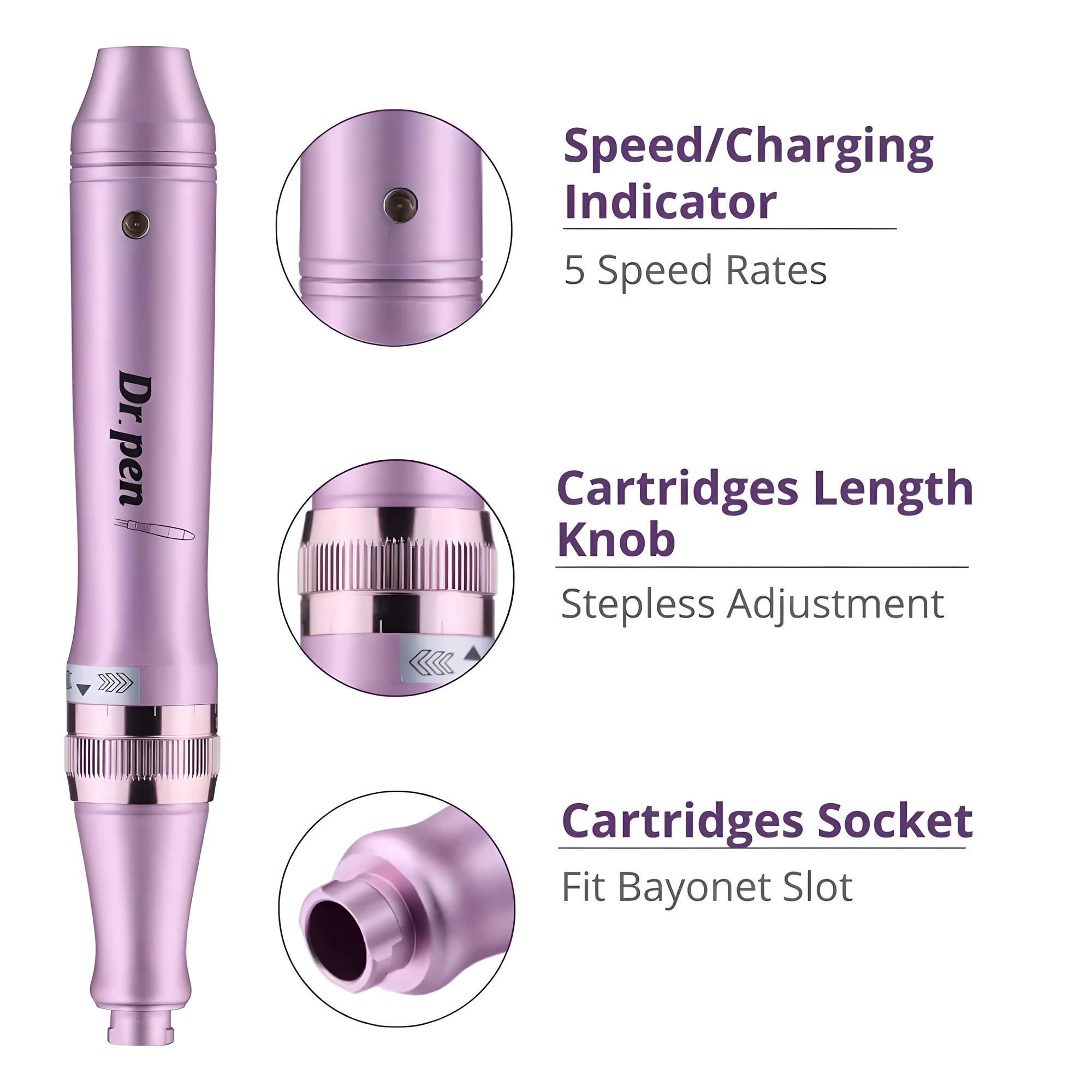 Dermapen Dr Pen Ultima M7-W – Aparat Microneedling Profesional - imagine 8